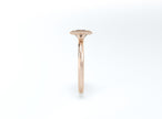 Princess Cut Bezel Ring - Rose Gold - Bodega