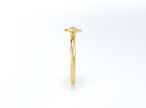 Pear Bezel Ring - Yellow Gold - Bodega