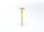 Bezel Set Round Brilliant Diamond Ring - Yellow Gold - Bodega