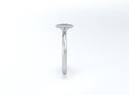 Princess Cut Bezel Ring - Platinum - Bodega