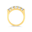 Ring set with round brilliant diamonds  - Yellow Gold - Bodega