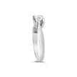 Round Brilliant Cut Solitaire Ring in tension setting - Platinum - Bodega
