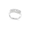 5 Stone Round Brilliant ring - Platinum - Bodega