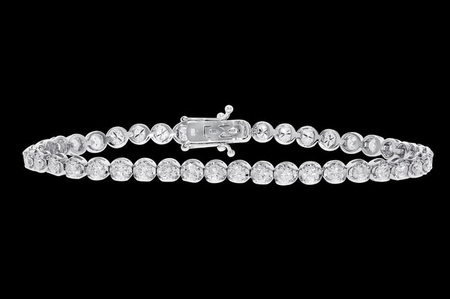 Miracle Set Platinum Tennis Bracelet - Bodega