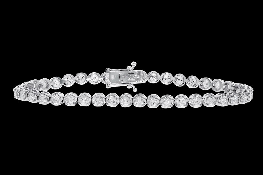 Miracle Set Platinum Tennis Bracelet - Bodega