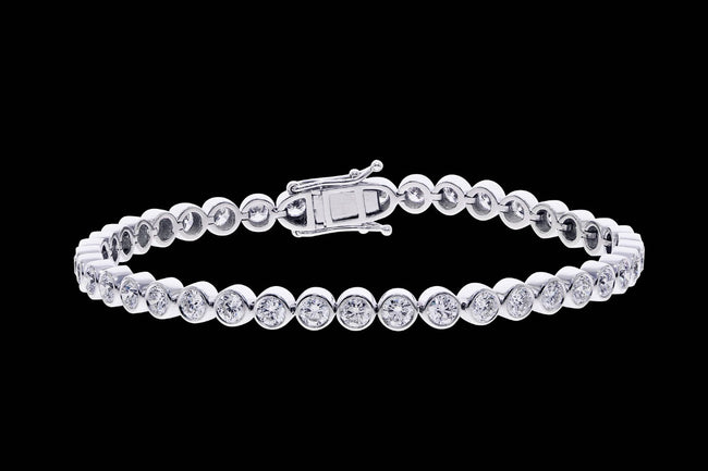 Miracle Set Platinum Tennis Bracelet - Bodega