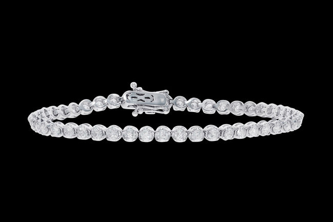Miracle Set Platinum Tennis Bracelet - Bodega