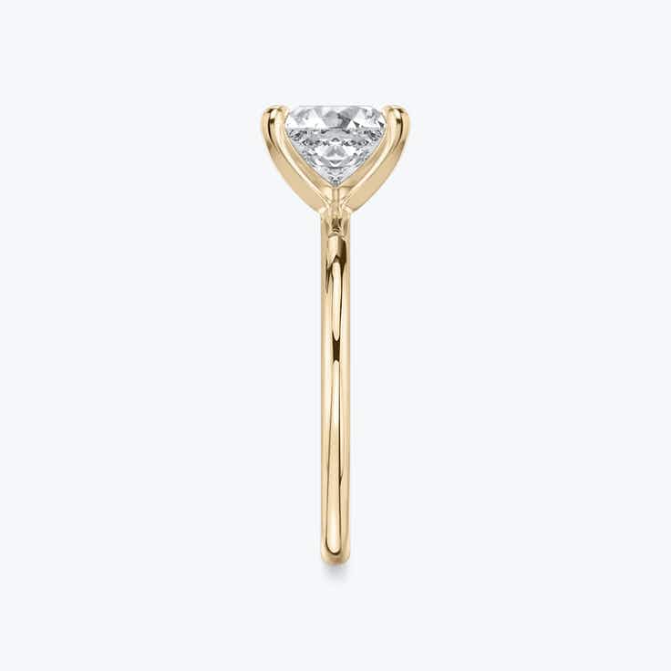 Princess Cut Solitaire Ring - Rose Gold - Bodega