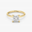 Princess Cut Solitaire Ring - Yellow Gold - Bodega