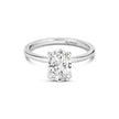 Oval Solitaire Ring - Platinum - Bodega