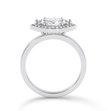 Marquise Cut Halo Ring - Platinum - Bodega