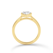 Bezel Set heart Cut Diamond Ring - Yellow Gold - Bodega