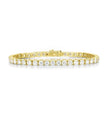 Yellow Gold Diamond Tennis Bracelet - Bodega