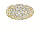 Yellow Gold Pave Diamond Ring - Bodega