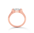 Marquise Diamond Ring with knife edge band- Rose Gold - Bodega